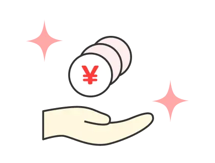 費用コスト削減のイメージイラスト
